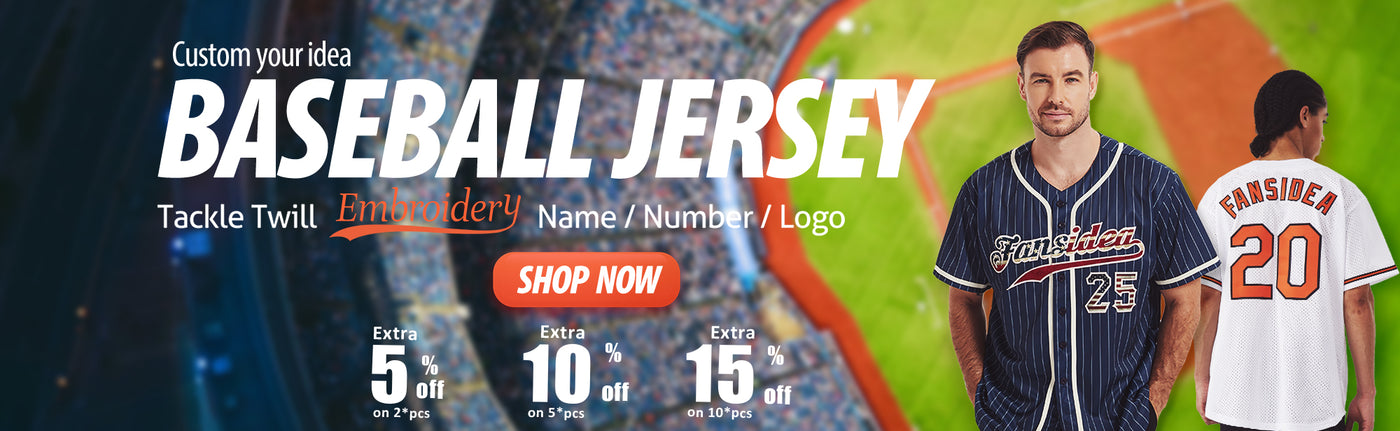Custom baseball jerseys